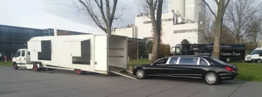 Camion JDC-Trans au dépôt de Bruxelles, années 2000