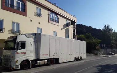 Mise en place sur événement, JDC-Trans en paddock